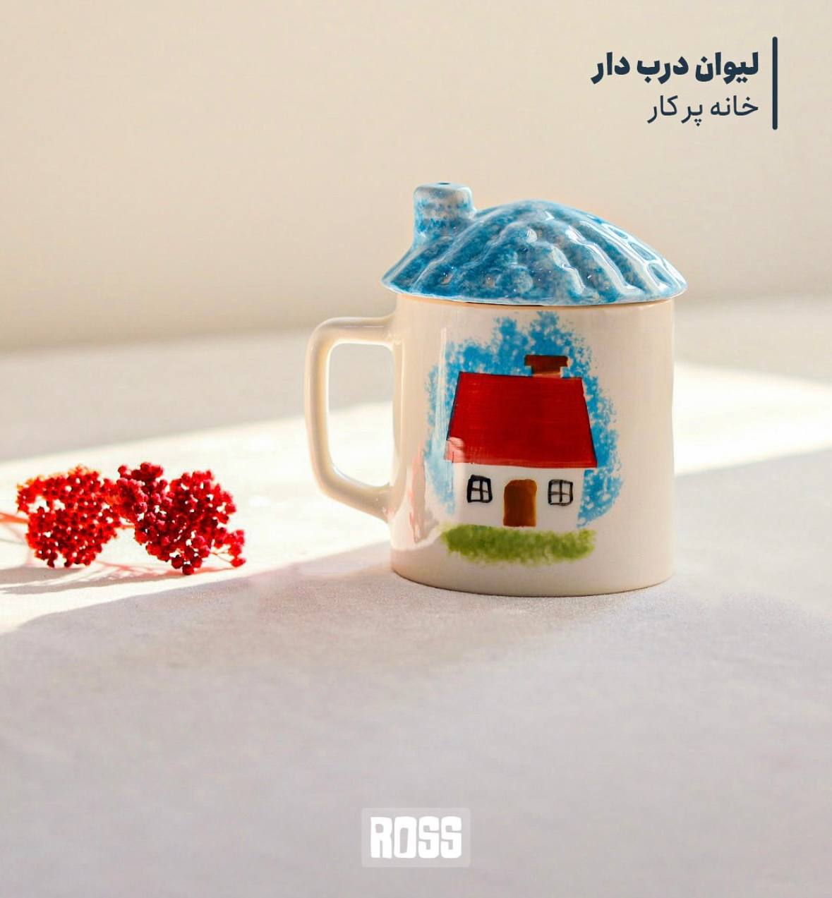 ماگ سرامیکی طرح "خانه پرکار"