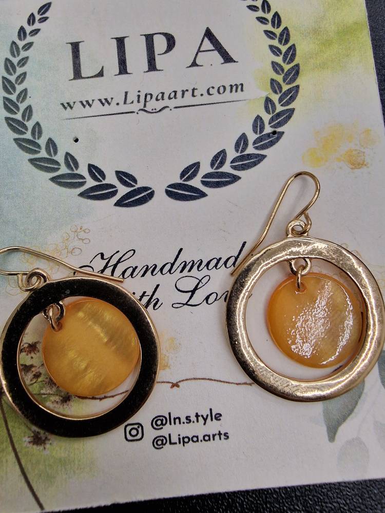 گوشواره با رنگ ثابت و ضدحساسیت